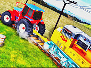 Chained tractor tow train 2018