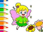E-coloring ebook: Fairy